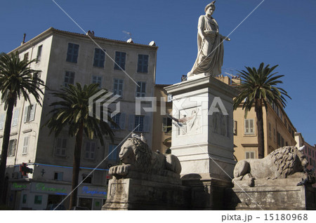 AJACCIO/CORSICA/FRANCE - Romanesque statue in city AJACCIO/CORSICA/FRANCE - Romanesque statue in city 15180968