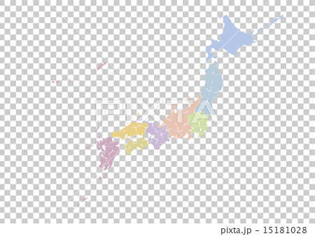 日本地図 15181028