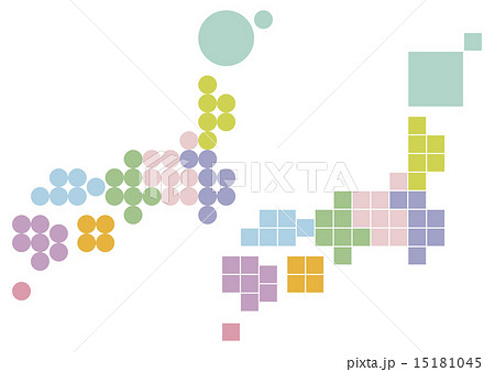 日本地図のイラスト素材