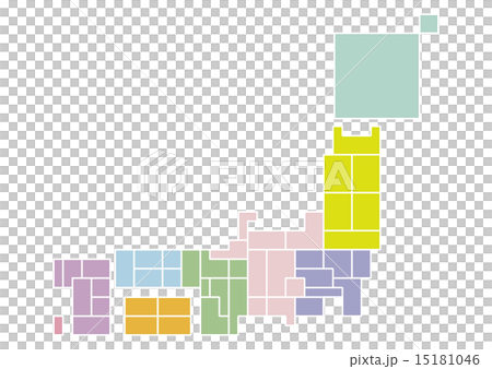 日本地図 15181046