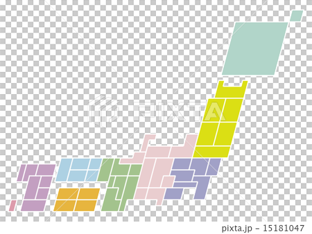 日本地図 15181047
