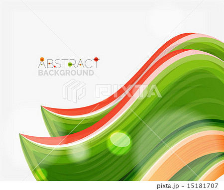 Abstract realistic solid wave background 15181707