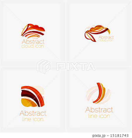Clean elegant circle shaped abstract geometric logo. Universal for any idea Clean elegant circle shaped abstract geometric logo. Universal for any idea 15181743