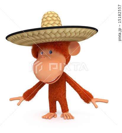 The monkey costs in a sombrero The monkey costs in a sombrero 15182557