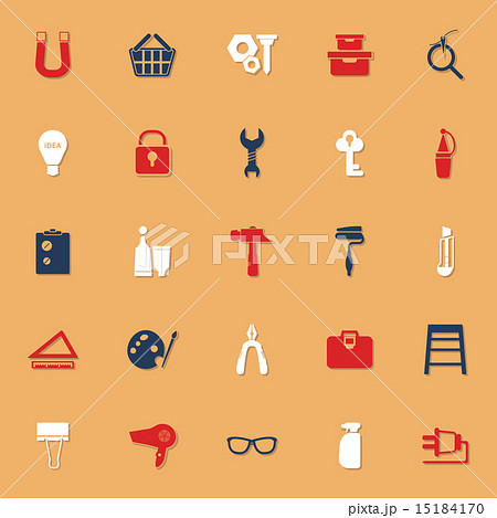 DIY classic color icons with shadow 15184170