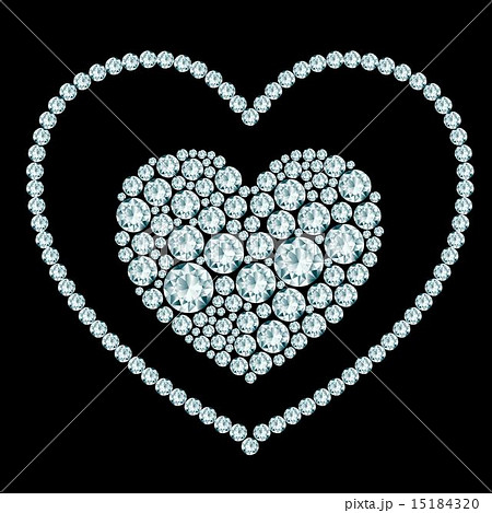 Heart diamond composition Heart diamond composition 15184320