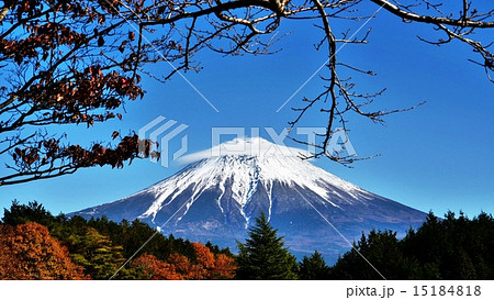 傘を被った富士 15184818