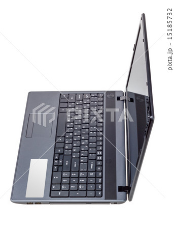 Modern laptop isolated on white background 15185732