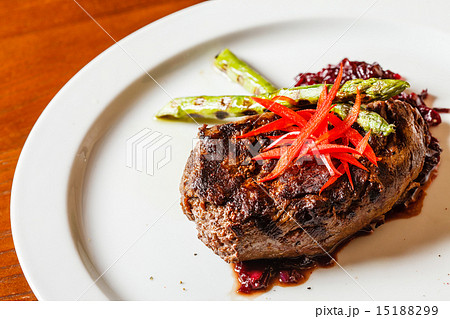 meat steak with red cabbage meat steak with red cabbage 15188299