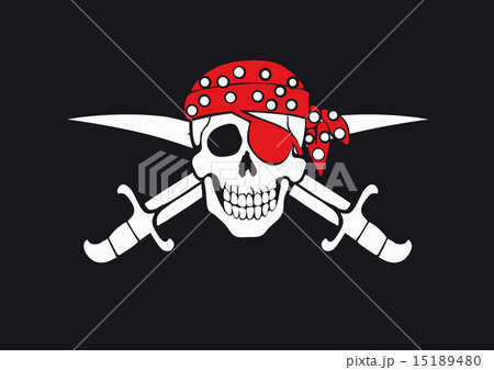 Jolly Roger pirate flag 15189480