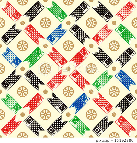 鯉のぼりパターン 鯉のぼりパターン 15192280