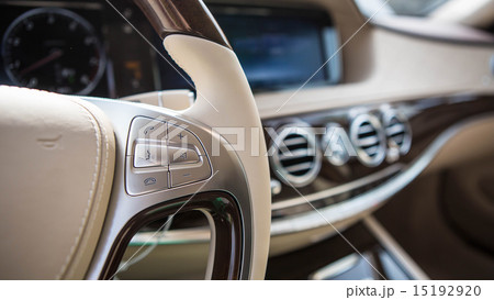 Modern car interior. Modern car interior. 15192920
