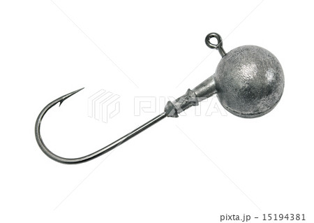 Jig head with a hook for fishing Jig head with a hook for fishing 15194381