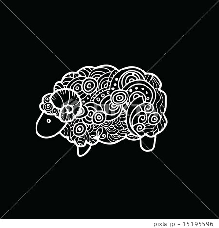 Sheep chalk 15195596