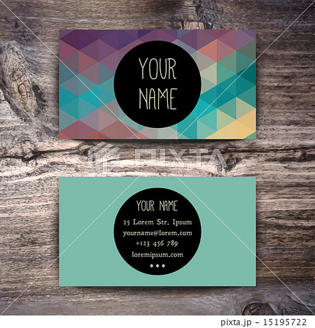 Business card template 15195722
