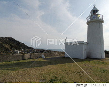 房総半島の風景 洲崎灯台の写真素材