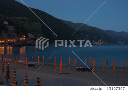 cinque terre night view panorama cinque terre night view panorama 15197507