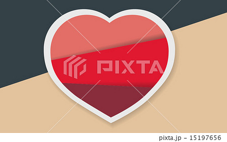 Cut into 3's flat heart design and into 2's Backgo 15197656
