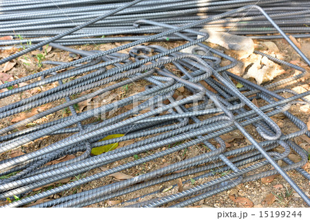 Steel rods or bars used to construction job Steel rods or bars used to construction job 15199244