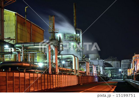 川崎の工場夜景 15199751