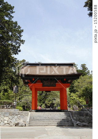 恵林寺　四脚門（赤門：甲州市） 15200588