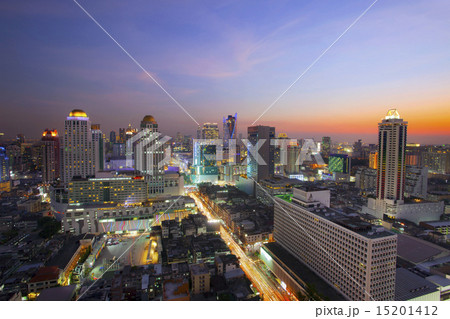 city scape in heart of bangkok thailand  15201412
