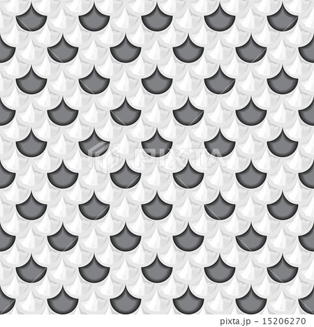 Seamless grayscale river fish scales Seamless grayscale river fish scales 15206270