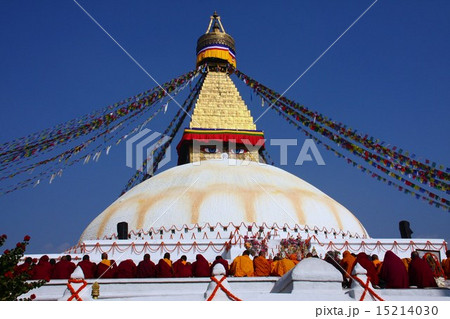 ネパール ボダナートのストゥーパ ネパール ボダナートのストゥーパ 15214030