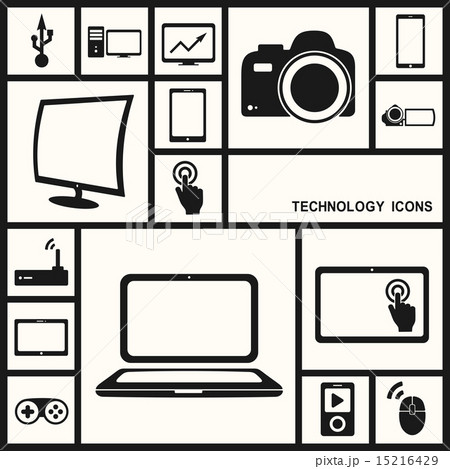 Flat concept, set modern design with shadow technology Flat concept, set modern design with shadow technology 15216429