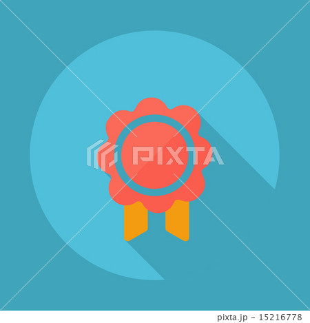 Flat modern design with shadow vector icons: badge of honor Flat modern design with shadow vector icons: badge of honor 15216778