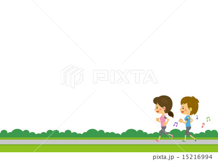 走る女性 15216994