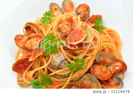 ボンゴレロッソ（イタリアン・パスタ／あさりのトマトソース） 15218478