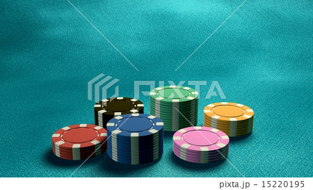 casino chips low angle blue table casino chips low angle blue table 15220195