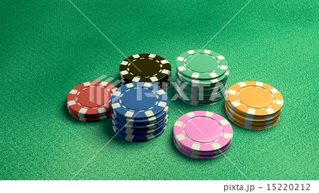 casino chips on table casino chips on table 15220212