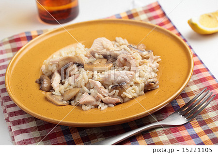 Risotto with mushrooms and meat Risotto with mushrooms and meat 15221105