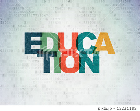Education concept: Education on Digital Paper background 15221185