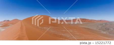 wide panorama Dune 45 in sossusvlei Namibia 15221772