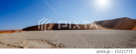 beautiful landscape of Hidden Vlei in Namib desert 15221775