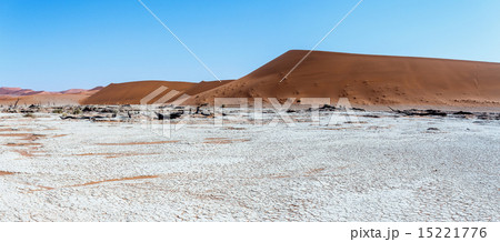 beautiful landscape of Hidden Vlei in Namib desert 15221776