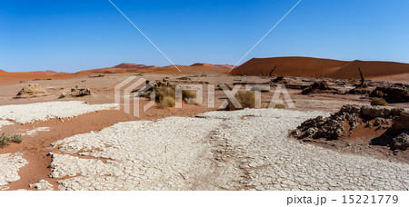 beautiful landscape of Hidden Vlei in Namib desert 15221779