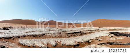 beautiful landscape of Hidden Vlei in Namib desert 15221781