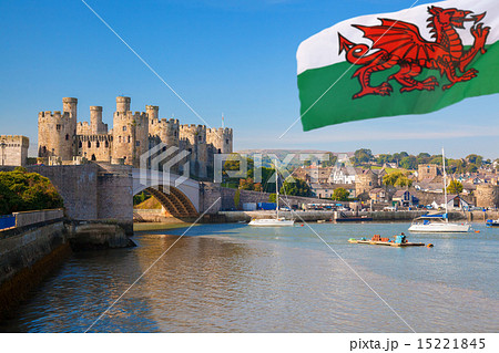 Conwy Castle in Wales, United Kingdom Conwy Castle in Wales, United Kingdom 15221845