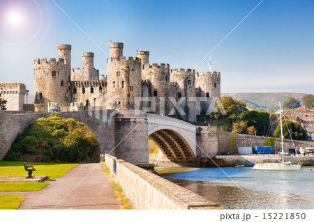 Conwy Castle in Wales, United Kingdom Conwy Castle in Wales, United Kingdom 15221850