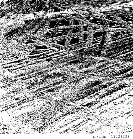 Grunge background with black tire track. Grunge background with black tire track. 15223233