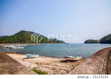 笠岡カブトガニ博物館近くの海 15224234