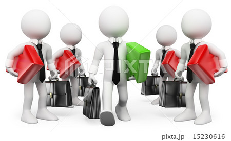 3D white people. Entrepreneur. Businessman Success 3D white people. Entrepreneur. Businessman Success 15230616