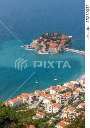 St. Stephan island in Montenegro St. Stephan island in Montenegro 15230852