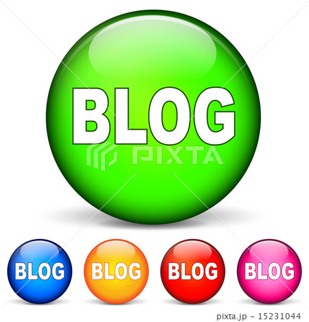 Vector 3d blog icons 15231044