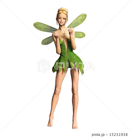 ポーズする　妖精　フェアリー　3DCGイラスト素材 15231938