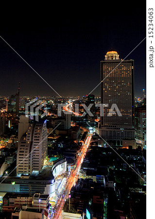 Bangkok Cityscape, high building at sunset 15234063